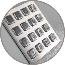 执法端键盘输入特写